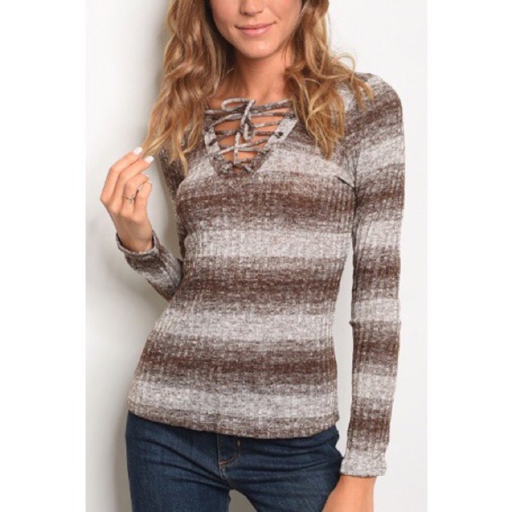 Woodland Browns Fitted Knit Sweater - Picture 6 of 7